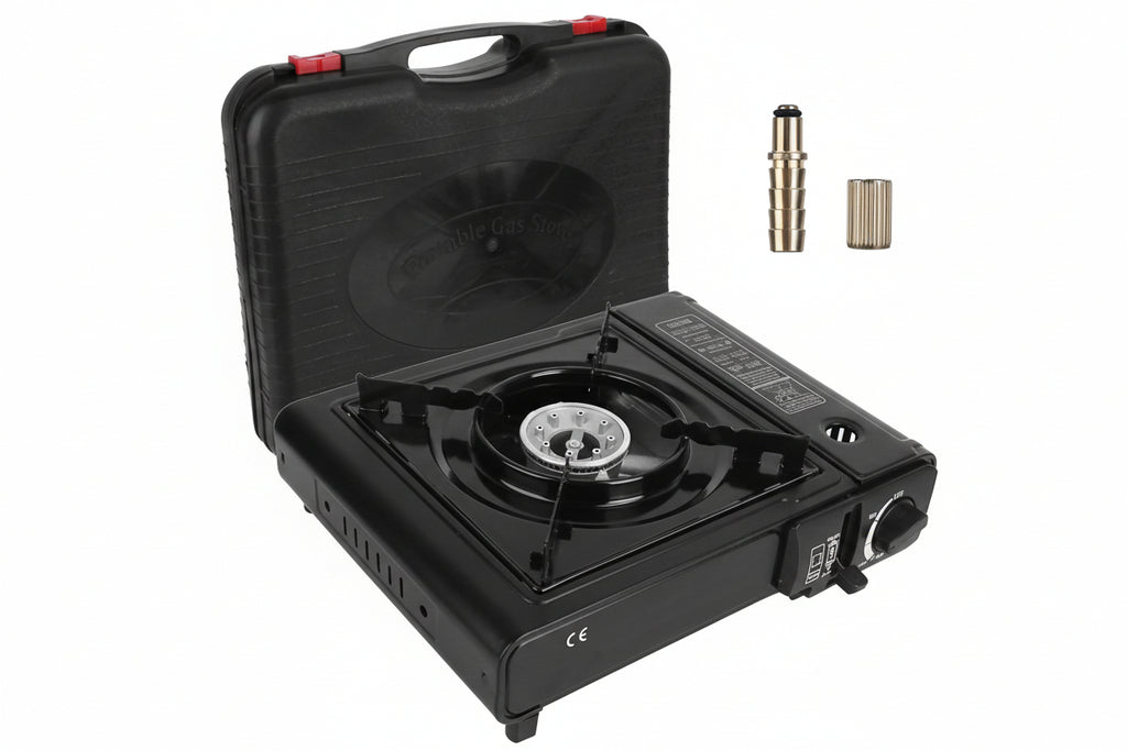 Elitee 3300W Portable Camping Stove - Dual Fuel Burner & Carry Case