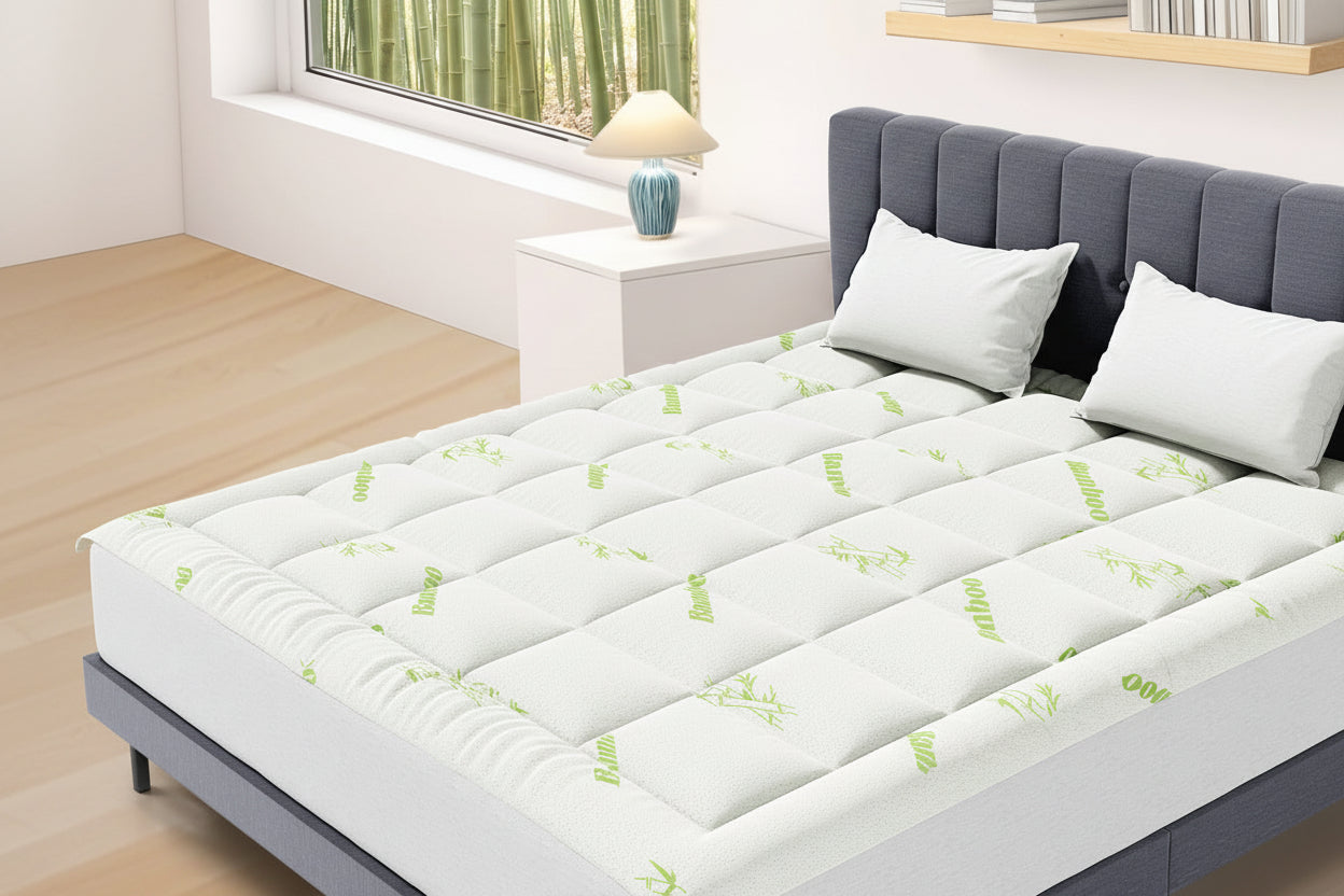 Elitee Thick Bamboo Mattress Protector - Soft Breathable Bed Cover