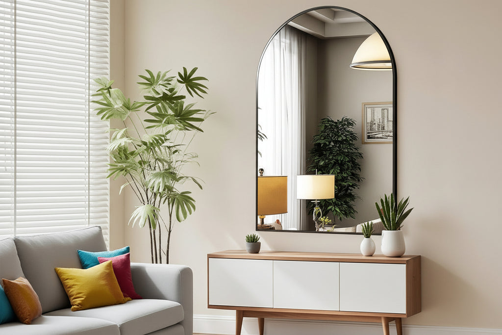 Elitee Metal Frame Wall Mirror for Bathroom, Bedroom & Living Room